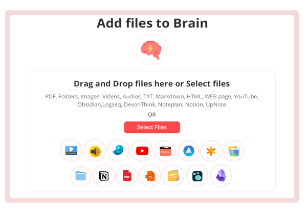 Add files to brain